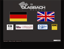 Tablet Screenshot of glasbachrennen.de